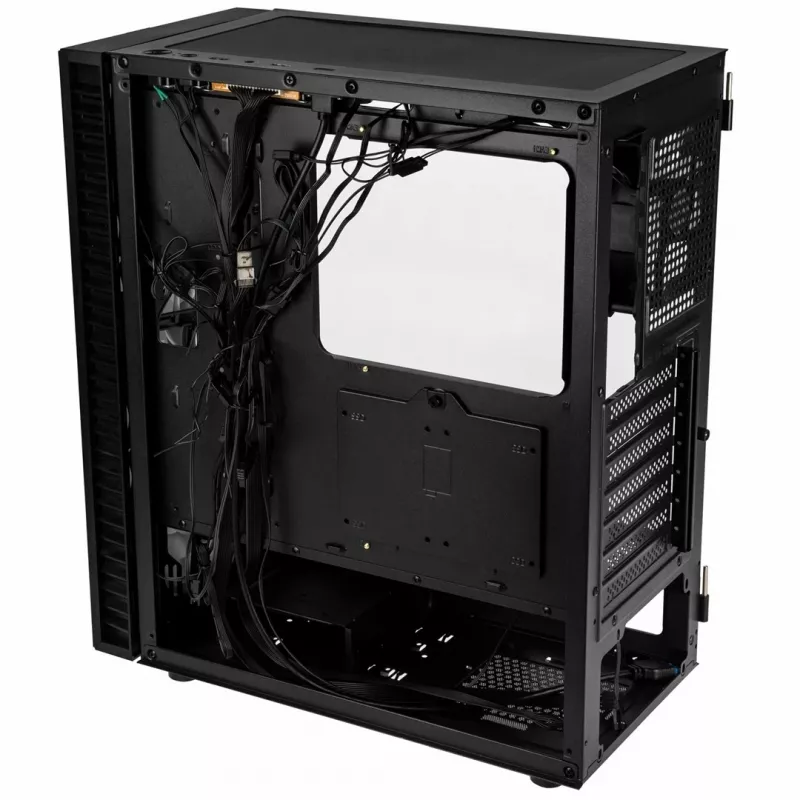 Kolink Observatory HF Glass ARGB midi-tower - zwart