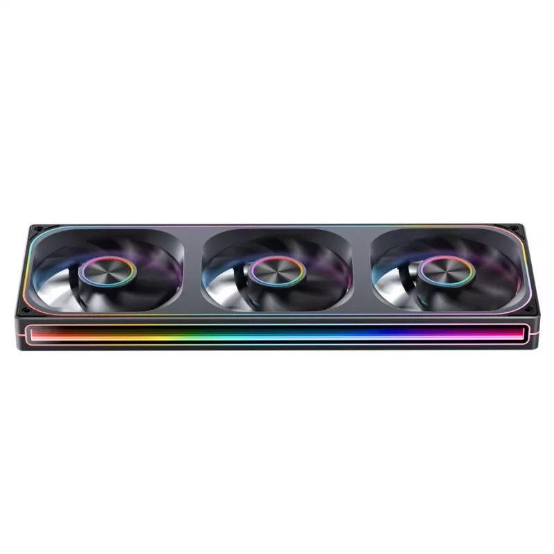 360mm ARGB PWM radiator-ventilatorset Jonsbo ZA-360 (zwart)