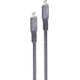 USB-kabel ShiverPeaks BS13-67010 USB4 Gen 3x2 0,5 m USB C grijs