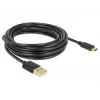 USB-kabel DeLOCK 83669 USB 2.0 4 m USB-A USB-C zwart