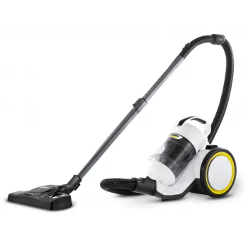 Cilinderstofzuiger Karcher VC 3 — droogzuiger voor thuis, 700 W, 0,9 L zakloos, HEPA 13, telescopische buis, 1,5 m slang