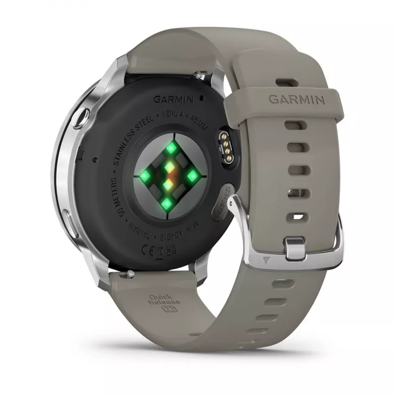 Smartwatch Garmin Venu 4 1.4 inch AMOLED GPS Wi-Fi 45mm zilver