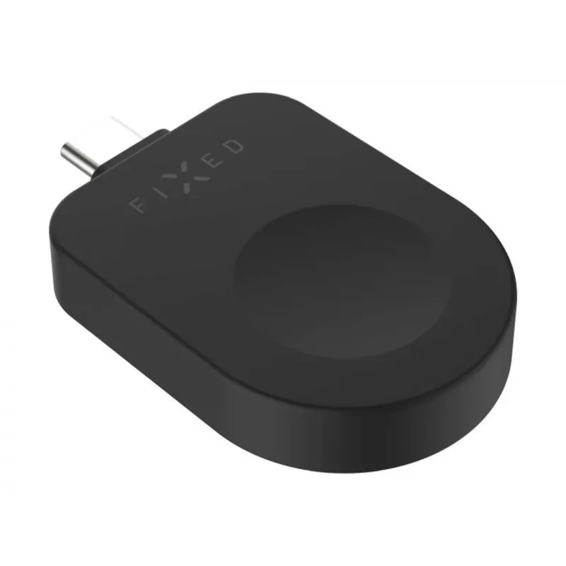 Vaste USB-C-laadadapter FIXED FIXDW-AWAP-BK voor Apple Watch Powerstation Uni, compacte vervanging