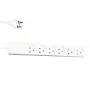 Stekkerdoos Garbot 24155124-3EE 3 m 6 AC-stopcontacten binnen wit