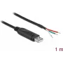 Adapterkabel USB 2.0 Type-A naar serieel RS-232 DeLOCK 62930