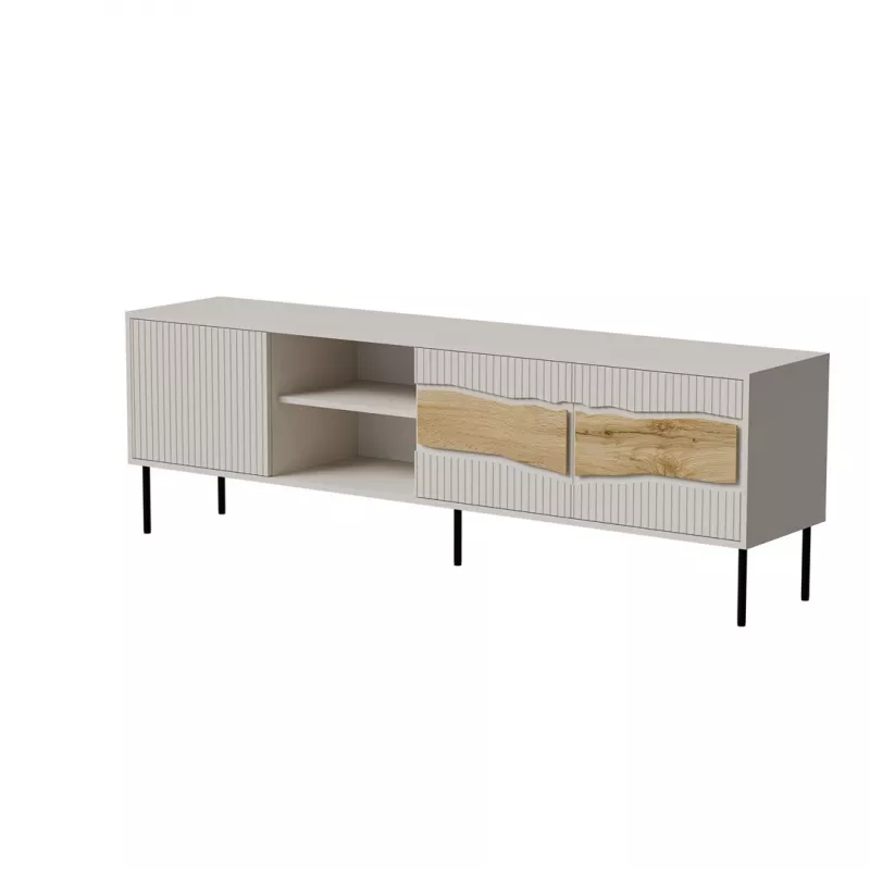 TV-kast cama meble INSERTO 3D1W 190x40x62 cm cashmere afwerking met LED