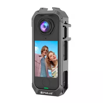 Puluz metalen beschermhoes voor Insta360 X4 Air (grijs)
