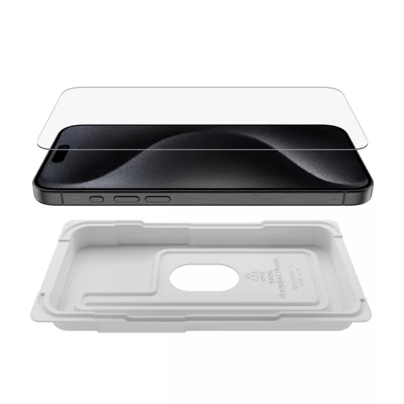 Schermbescherming Belkin ScreenForce iPhone 16 Pro Max antibacterieel schokbestendig krasbestendig