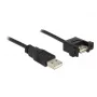 USB-kabel DeLOCK 1m 2xUSB2.0-A