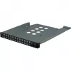 Inter-Tech IPC 1U-1404 rack zwart, roestvrijstaal