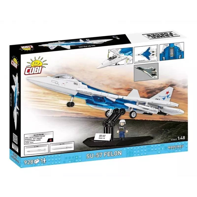 Bouwpakket Cobi SU-57 Felon, 928 onderdelen – Cobi model COBl-5909