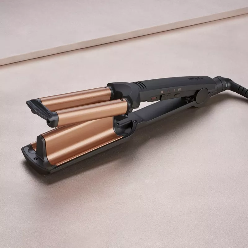 BaByliss Deep Waves krultang Warm Black, oranje 98,4 (2,5 m)