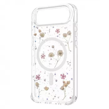 Achterkantcover FIXED voor Apple iPhone Air – TPU, MagBloom-compatibel, Blush Plum