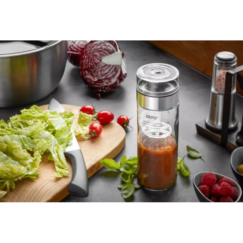 GEFU MIX G-14491 glazen dressing-shaker, 500 ml