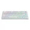 SAVIO PHENIX WHITE draadloos mechanisch toetsenbord, Gateron Red Pro, ABS