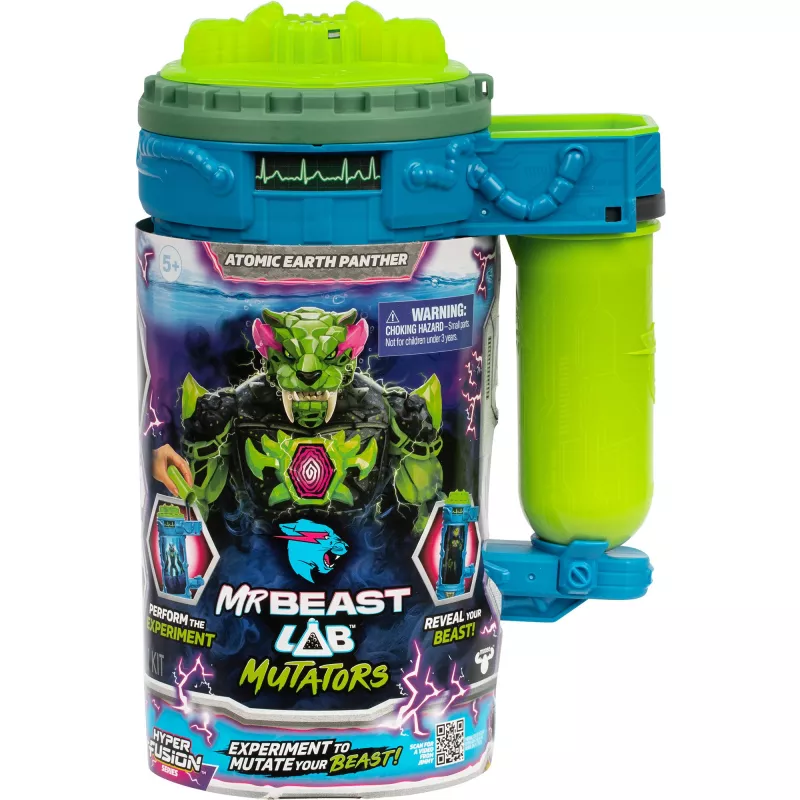 MrBeast Lab Mutators S2 Mutation Chamber - Atomic Earth Panther, Speelfiguur