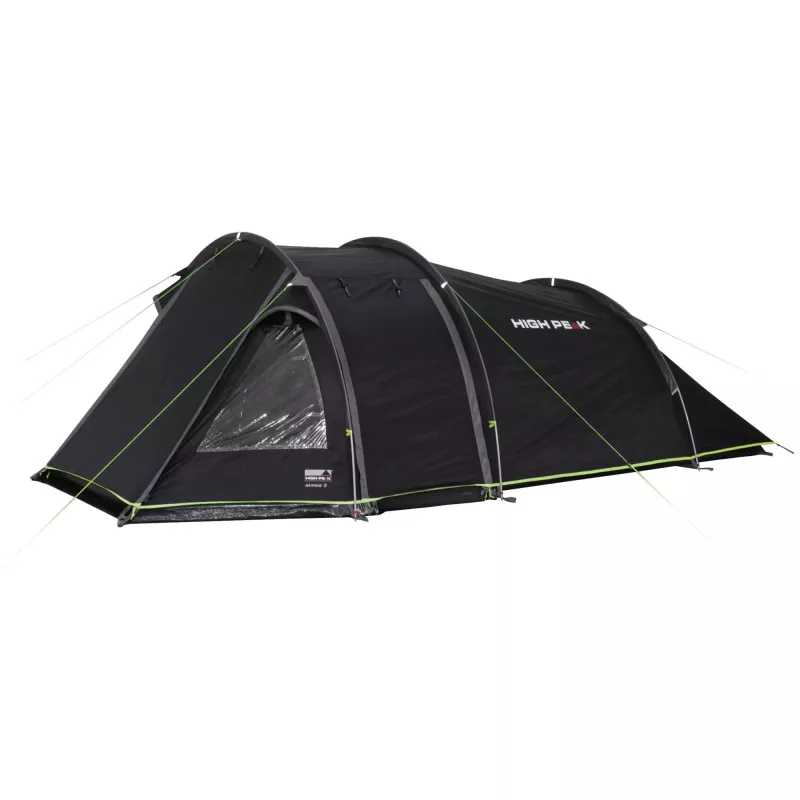 High Peak Atmos 3 koepeltent 3 personen zwart, groen 11535