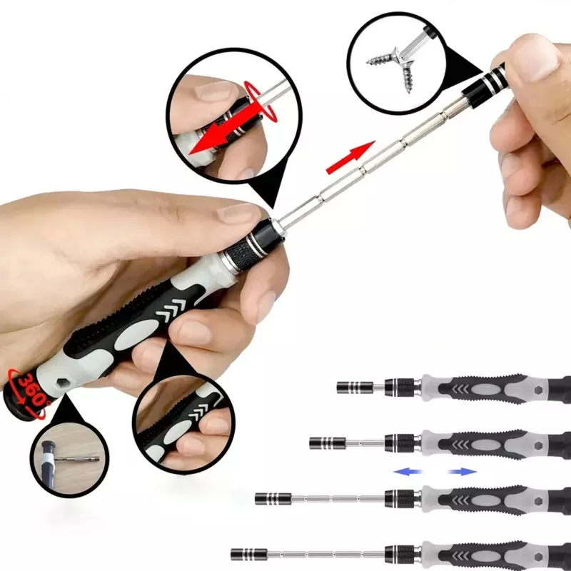 Extralink precisie-schroevendraaierset, 118 in 1 Torx-schroevendraaier en precisiegereedschap
