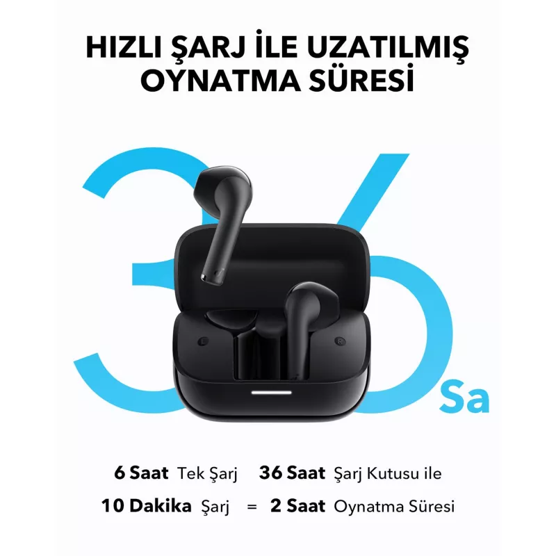 In-ear True Wireless headset Anker Soundcore A3994G11 K20i, USB-C, zwart, intraauraal