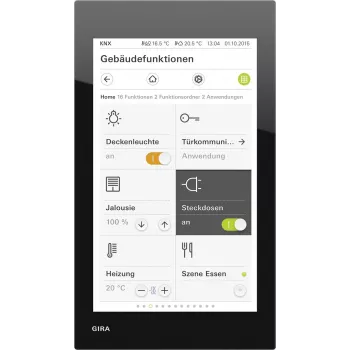 GIRA 206905 video-intercom 15,2 cm (6) zwart
