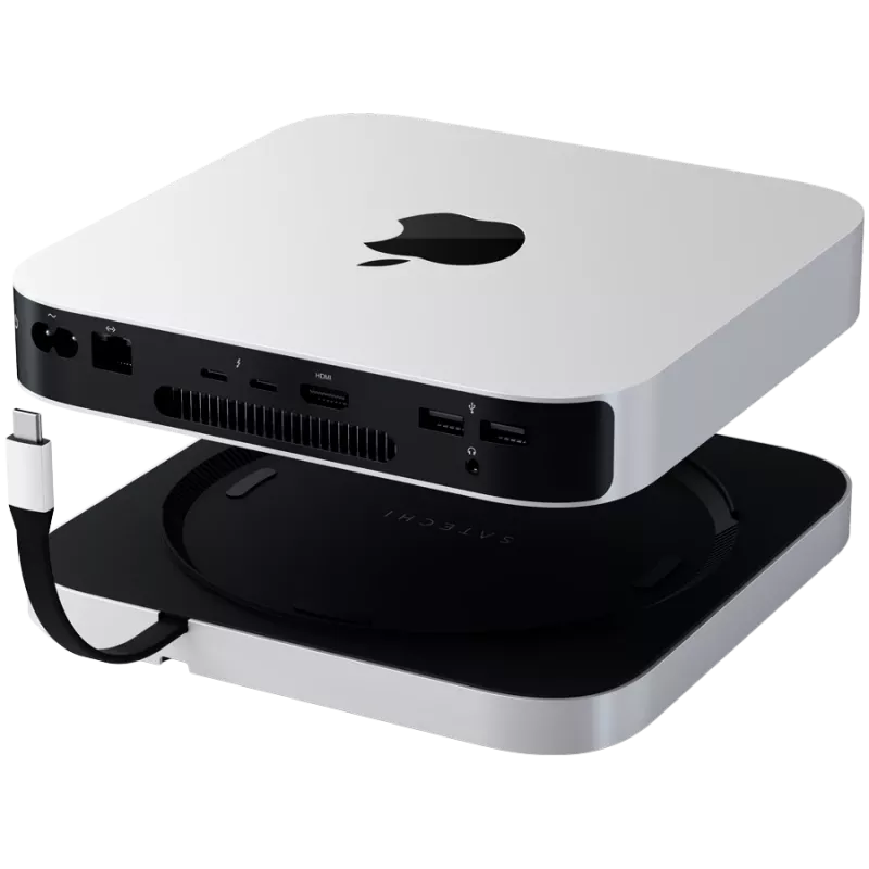 Laptop-dock Satechi ST-GMMSHS bedraad USB 3.2 Gen 2 Type-C wit