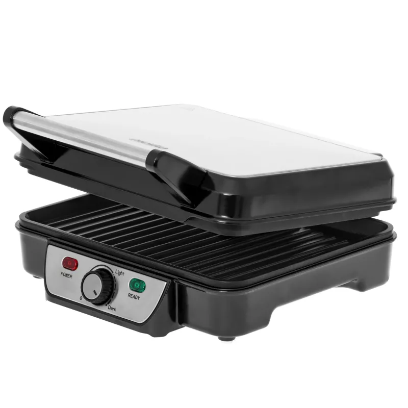 Mesko MS 3050 contactgrill, 1800 W, zwart/roestvrij staal