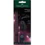 Grafietpotlood Faber-Castell 118296 B zwart roze 2 stuks
