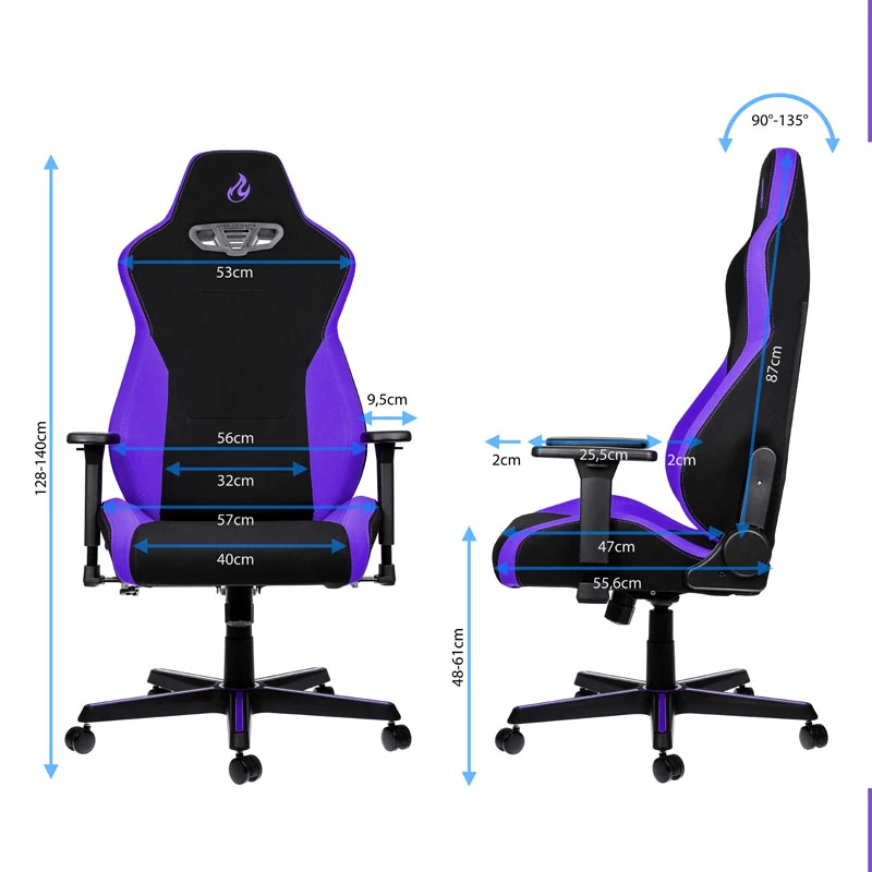 Nitro Concepts S300 gamingstoel - Nebula Purple