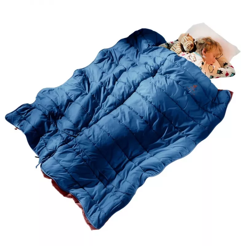 Deuter kinderslaapzak Starlight SQ (130-170 cm) - nightblue/redwood