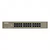 Unmanaged switch TENDA TEG1024D 24-poorts Gigabit Ethernet, 48 Gbps, 8000 MAC-tabel, blauw