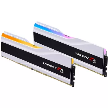 DIMM 64 GB DDR5-6000 (2x 32 GB), werkgeheugen wit, F5-6000J2836G32GX2-TZ5RW, Trident Z5 RGB, INTEL XMP