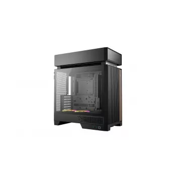 Pc-behuizing DeepCool CL660 zwart — ATX/micro-ATX/mini-ITX, gehard glas, 2x3,5 inch + 1x2,5 inch, voor 140 mm, boven/achter 120-140 mm
