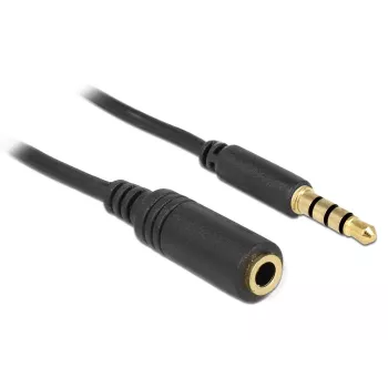 Audiokabel DeLOCK 84668 3m 3,5mm zwart