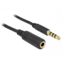 Audiokabel DeLOCK 84668 3m 3,5mm zwart