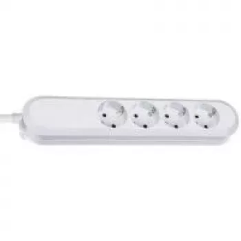 Verlengsnoer Bachmann SMARTLINE 1,5 m 4 AC-stopcontacten binnen wit