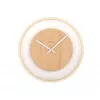 NeXtime klok 3046 Wood Loop, Ø30 cm, wand, hout