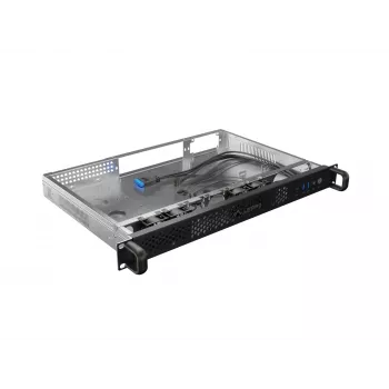 Rack-behuizing Lanberg SC01-3001-10B 1U zwart 4 ventilatoren