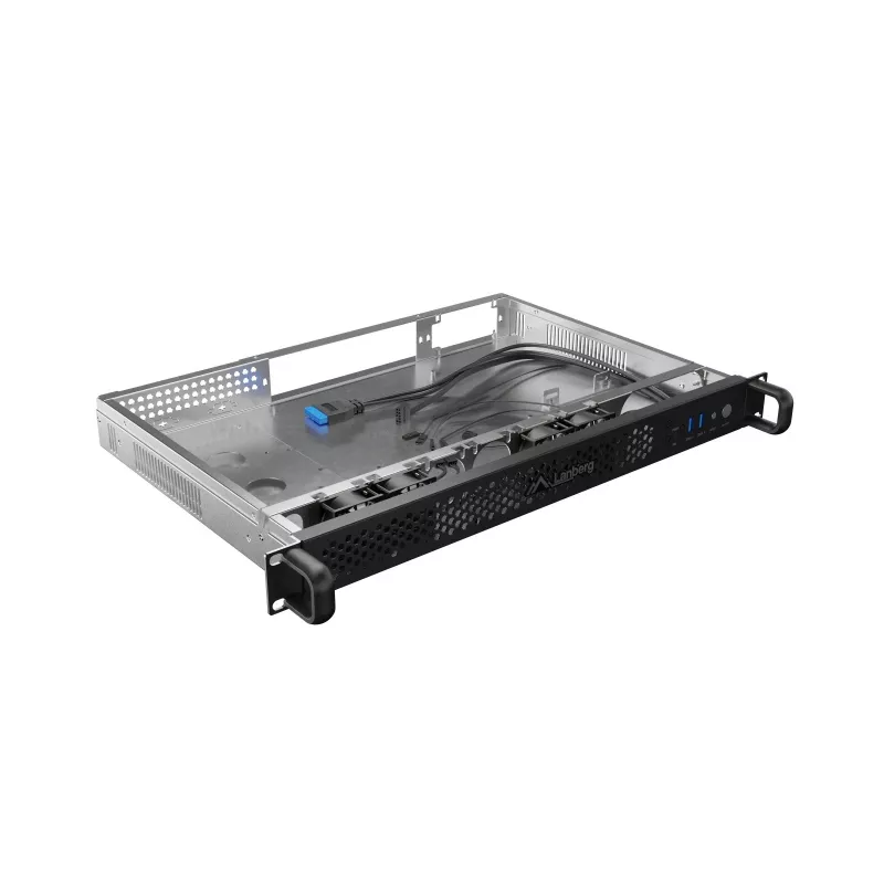 Rack-behuizing Lanberg SC01-3001-10B 1U zwart 4 ventilatoren