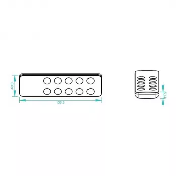 LED-controller EOS 05 handsender mono 3