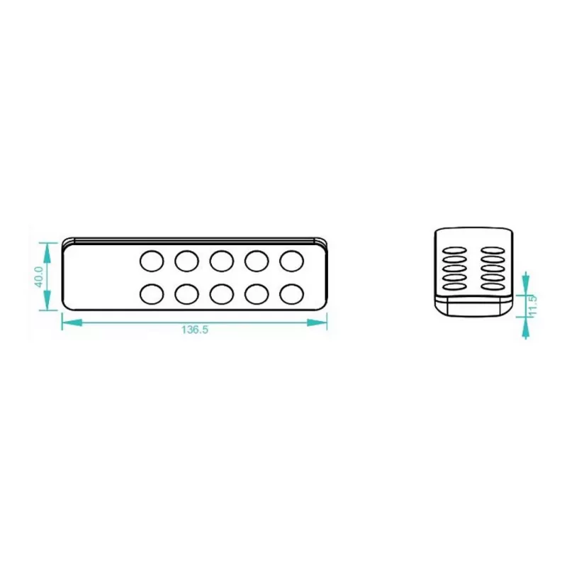 LED-controller EOS 05 handsender mono 3