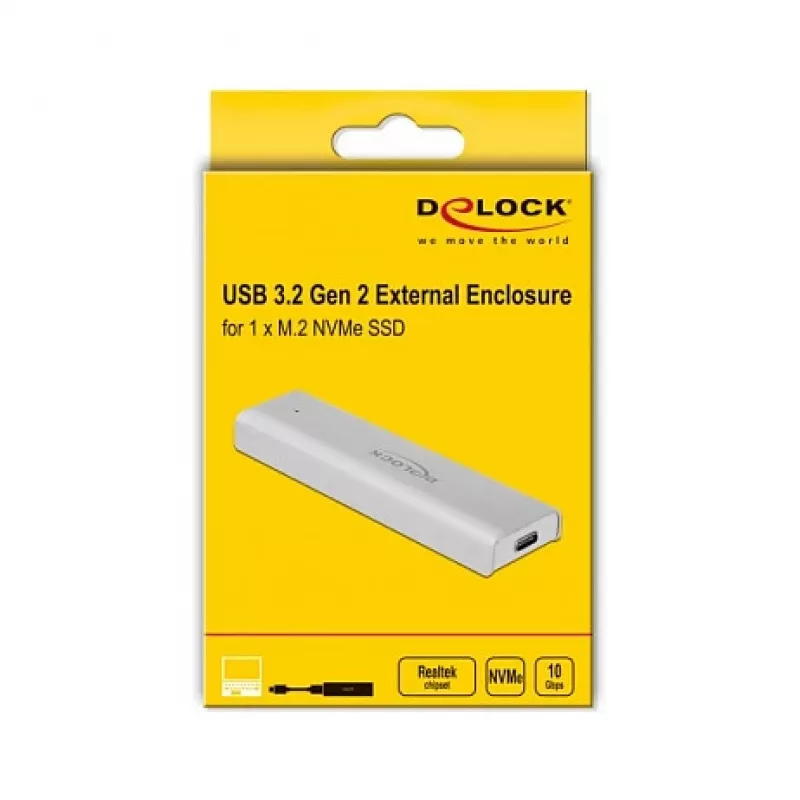 SSD-behuizing DeLOCK 42634 Zilver M.2