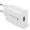 TELEFOONOPLADER 1X USB 18 W QC 3.0 WIT