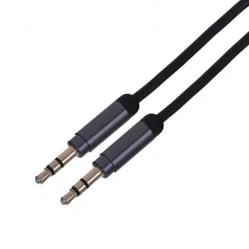 Gembird CCAP-444-1M audiokabel 3,5mm zwart (CCAP-444-1M)