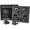 Simagic schakelpeddelmodule S410 zwart dual clutch, vervangende peddeleenheid voor compatibele racing rigs