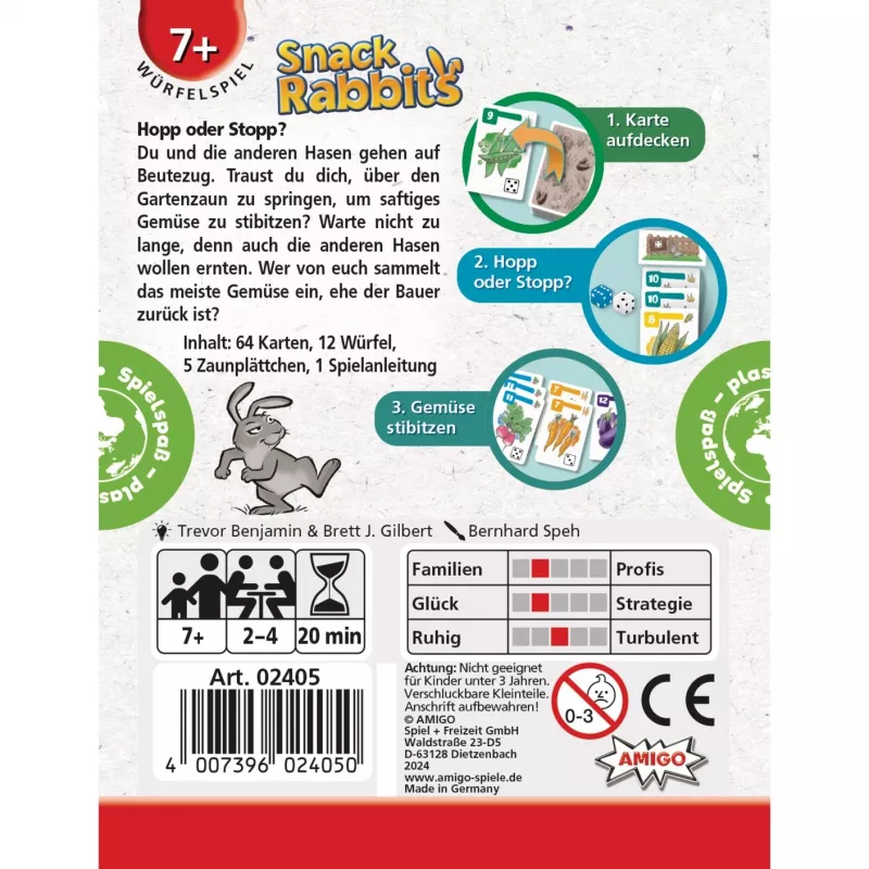 Snack Rabbits, dobbelspel