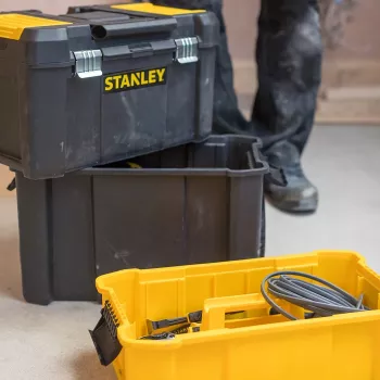 Stanley Essential Tool harde koffer kunststof grijs, geel