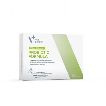 VETEXPERT Probiotische formule - probioticum voor honden en katten - 30 stuks