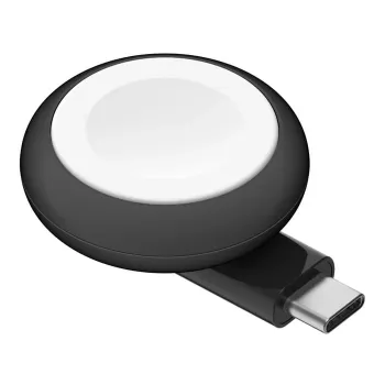 Draadloze USB-smartwatchlader Belkin BoostCharge – 5 W, binnen/buiten, zwart/wit