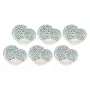 Tafelservies voor 6 personen Rose&Tulipani R18420TA18 Sea Stones design, 18-delig