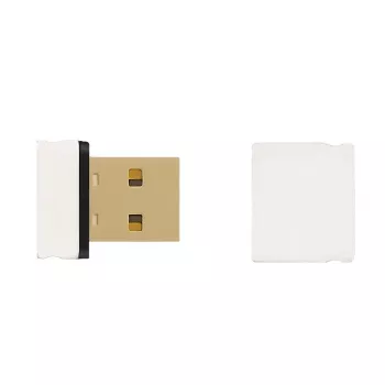 Qoltec - netwerkadapter - USB 2.0 - 802.11b/g/n - wit